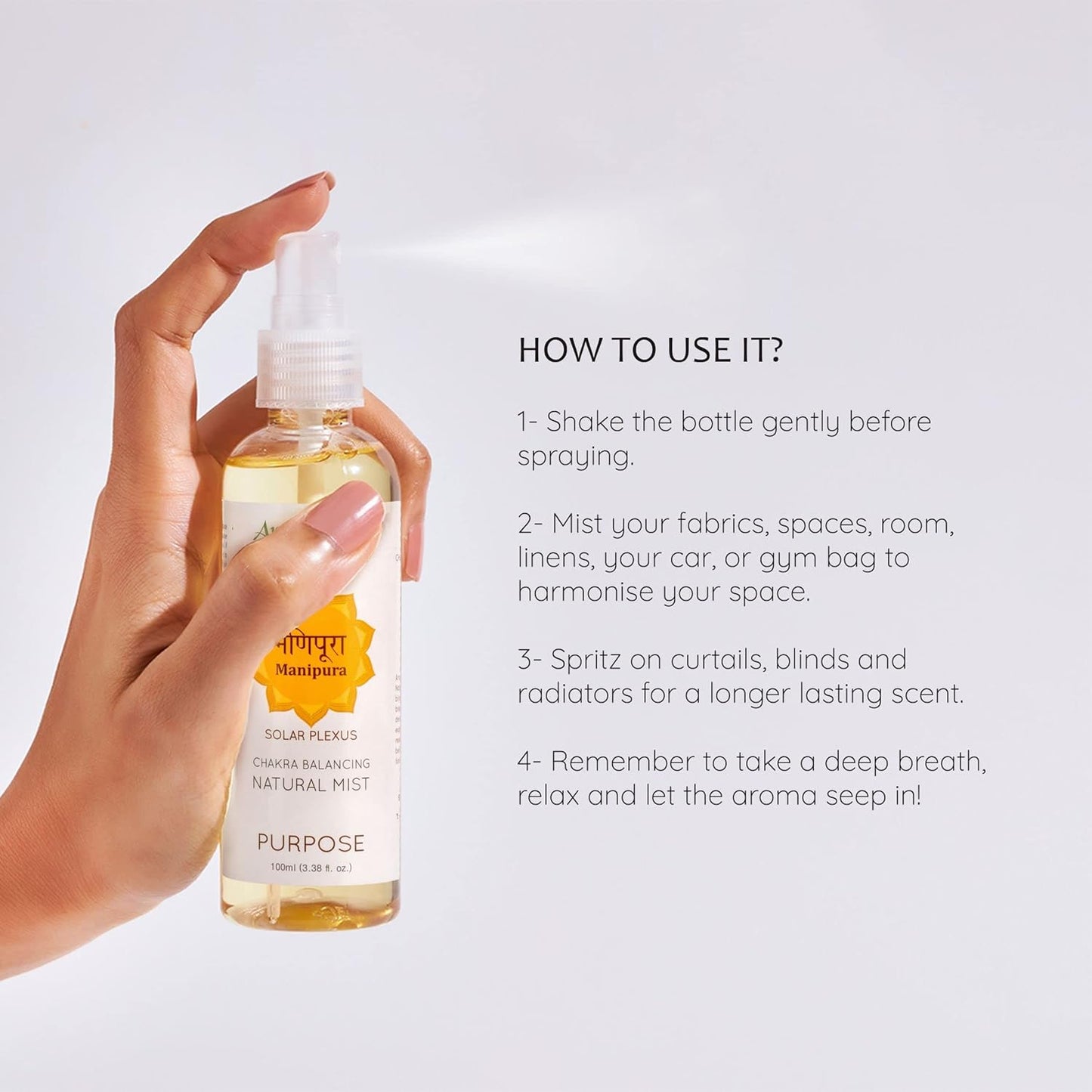 | Manipura |Solar Plexus Chakra Aromatherapy Spray