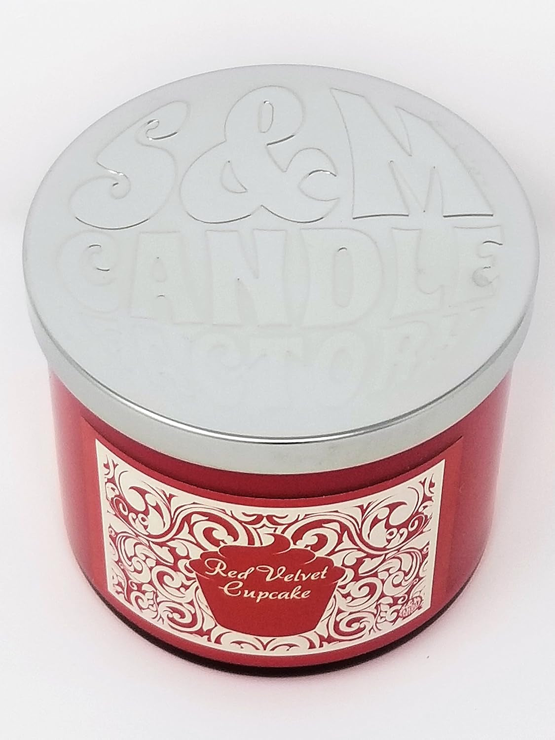 3 Wick Red Velvet Cupcake Candle Soy Wax Candle