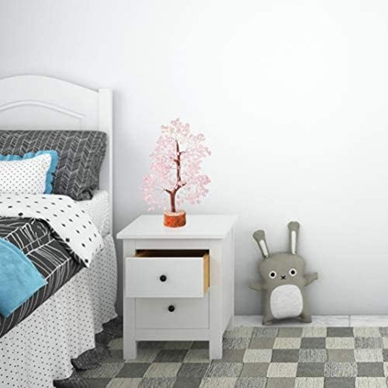 Rose Quartz Feng Shui Crystal Tree of Life