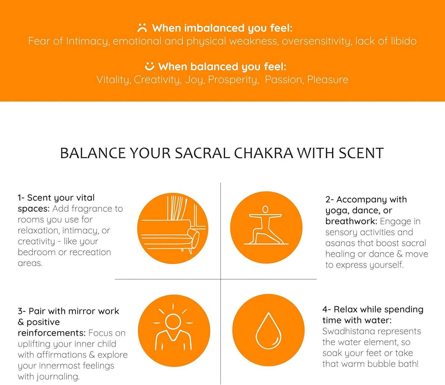 | Swadisthana | Sacral Chakra Aromatherapy Spray
